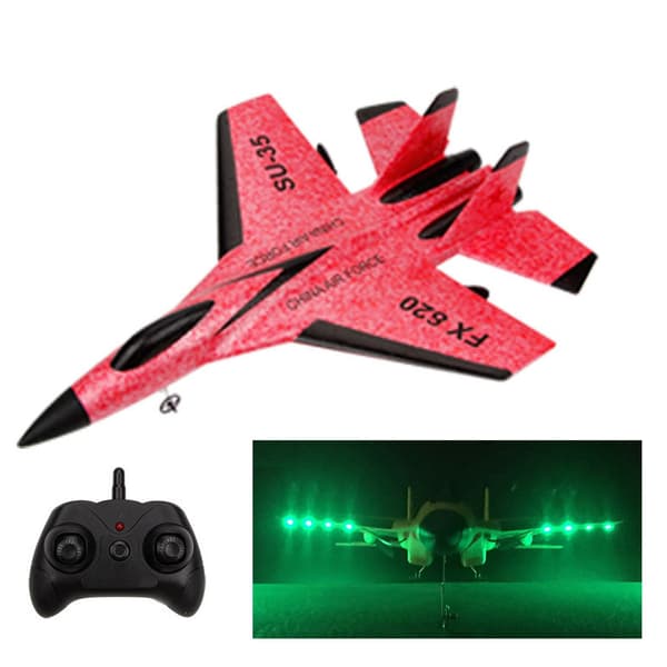 Su-35 RC flygplan, FX620 Röd, Radiostyrt flygplan för barn