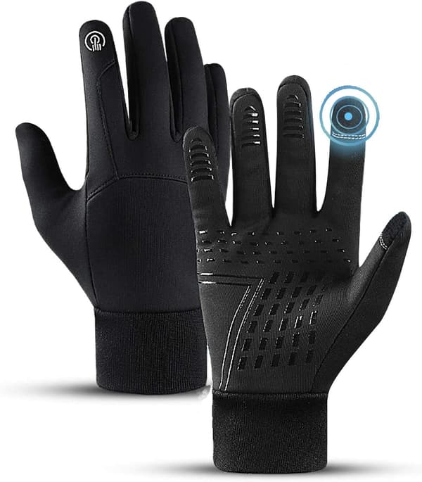 Cykelhandsker, vintervarme touchscreen sportshandsker, Runni
