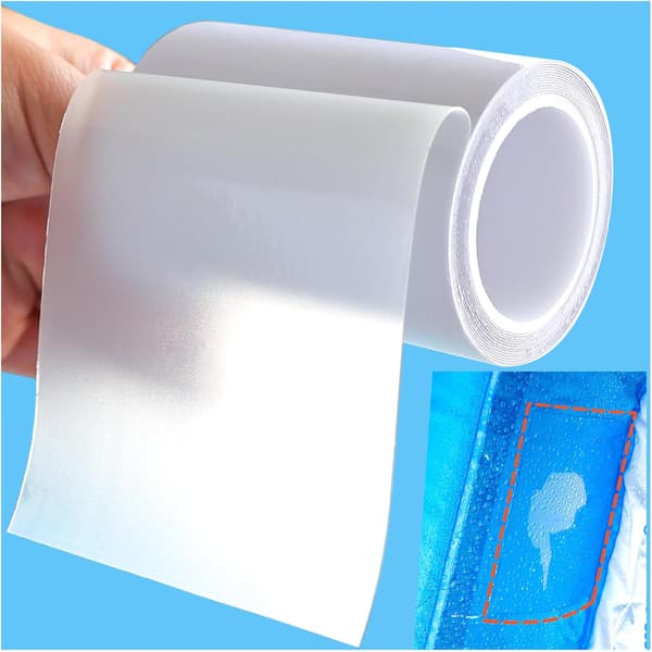 Transparent TPU-reparationstejp för hoppborgar, tält och ca