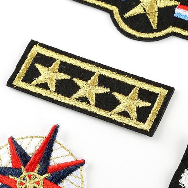 20-pack broderad amerikansk armé-patch sergeantgrad att sy på axeln