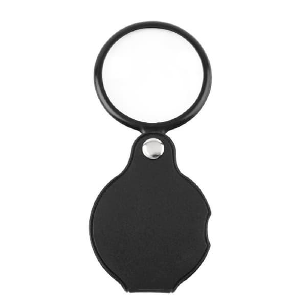 2 st kampanj, AGILITY Mini vikbart förstoringsglas i läder