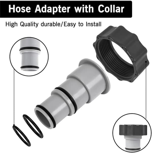 2 st poolslangadapter, pooladapter, adapter f