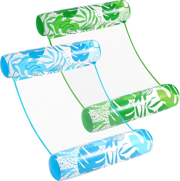 2-pack hängmatta poolflottar för vuxna