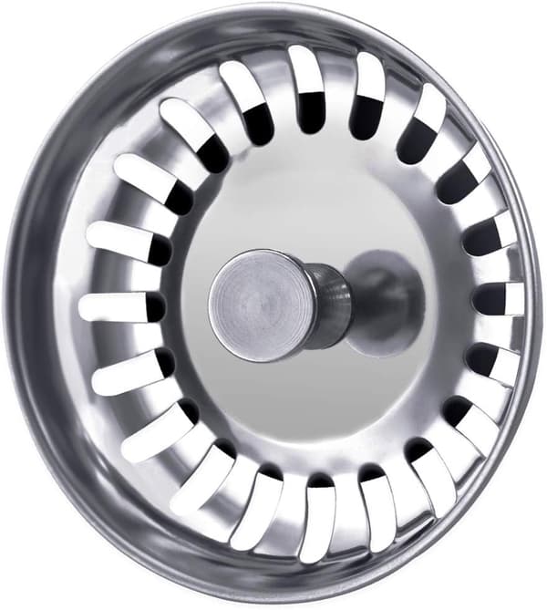 2 STK 78mm Universal Køkkenvaskprop Rustfrit Stål Vaskesi