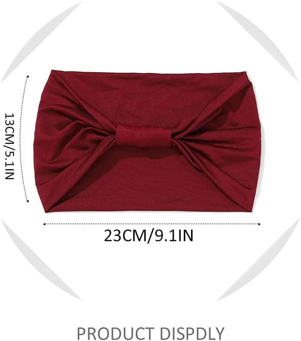 3-pack bohemiska knutpannband yogastil enfärgad elastisk