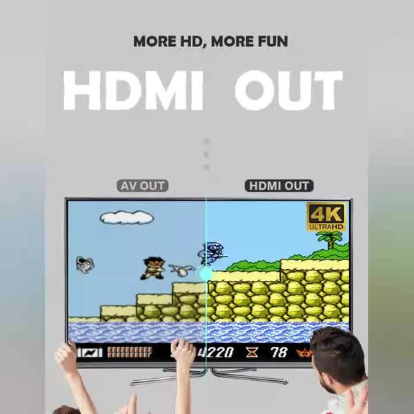 HD HDMI Spelkonsol 620 Spel Trådlös Dubbelhands