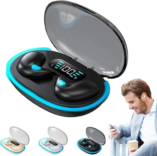 Knogleledningshovedtelefoner med Bluetooth-søvnfunktion, 5.