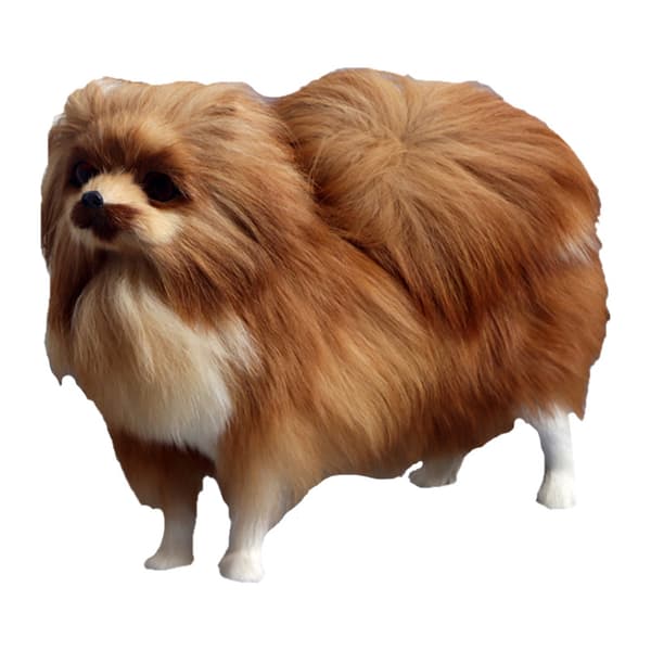 Plyslegetøj, simulerede hunde, Pomeranian