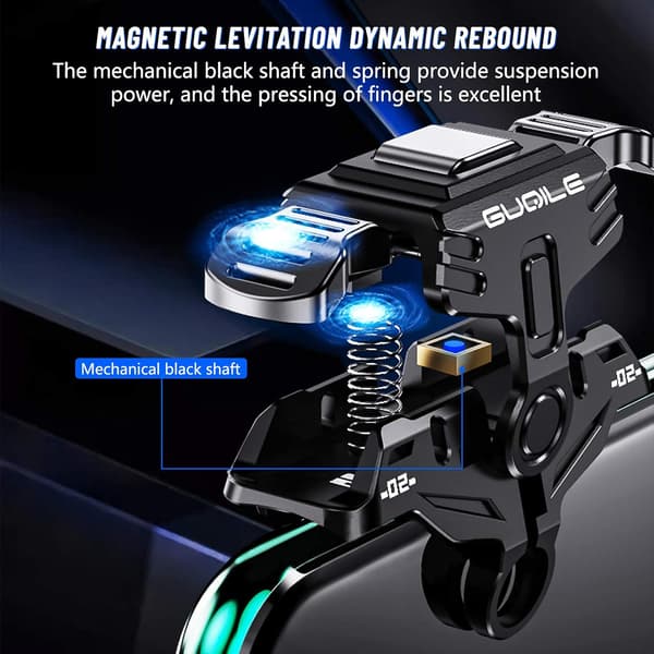 PUBG Mobile Game Controller Trigger, [2021 Uppgraderad Version] Spelkontroll Triggers Känslig Skjutning Gamepad Jo