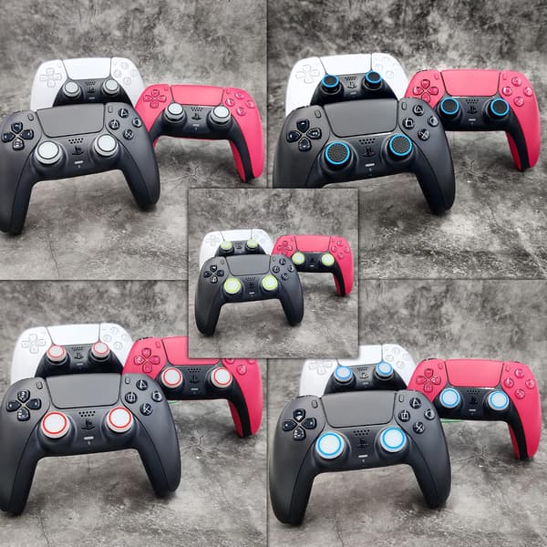 PS4 Xbox PS5 Tumomkopplare Tillbehörssats 8 Kontrollgrepp