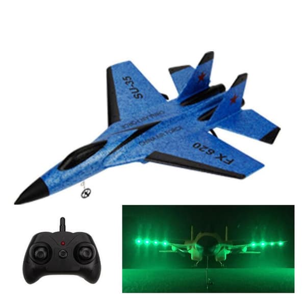 Su-35 RC flygplan, FX620 blå, radiostyrt flygplan för