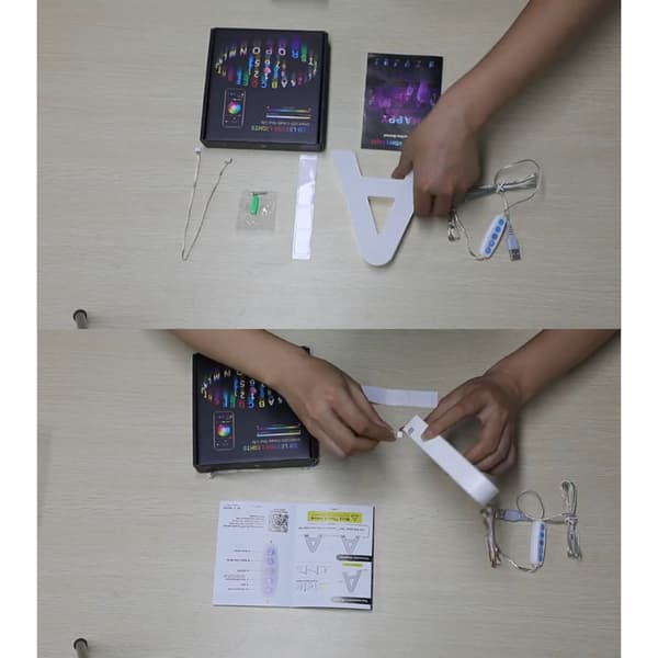 Lysende bogstaver LED-lys bogstaver-N (15 cm)