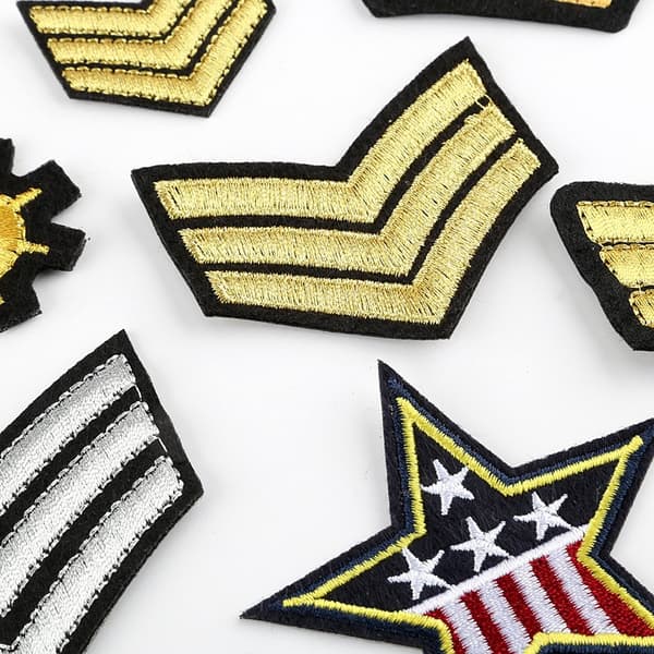 20-pack broderad amerikansk armé-patch sergeantgrad att sy på axeln