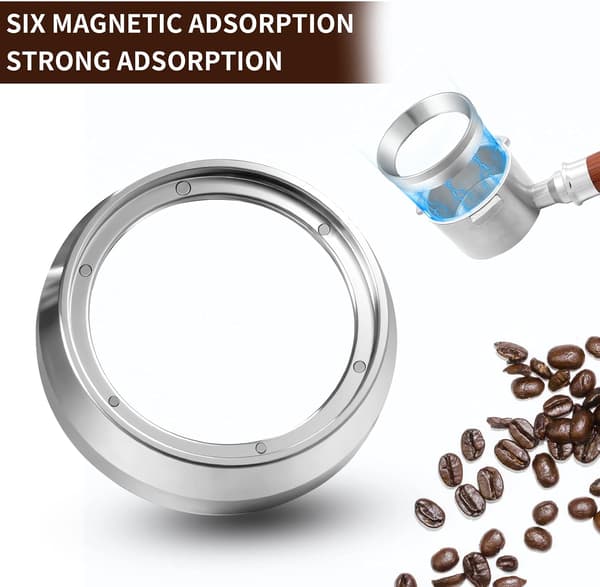 Doseringsring til espressomaskiner, 51 mm doseringsring kaffemaskinetilbehør (1 stk)