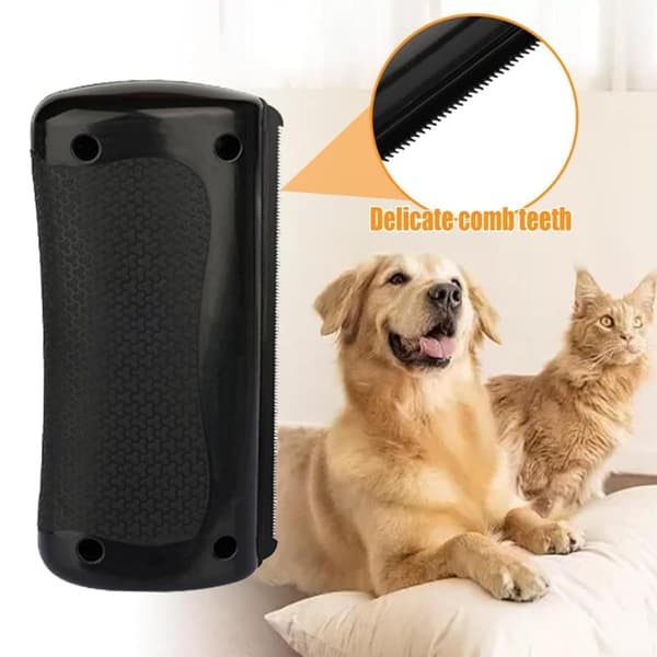 Kæledyrskam, selvrensende børste til hunde og katte -