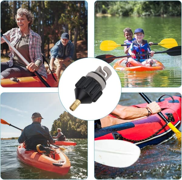 SUP Ventiladapter - 2 Stykker - Kompatibel med SUP, Kajak, R