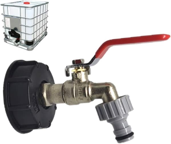 Til IBC tankadapter 1/2\" haneudløbsventilhane