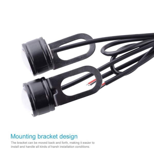 2st Nya 12V Eagle Eye LED Varselljus Dimma Backljus