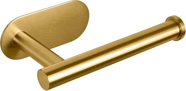 Toiletpapirholder uden boring - Rustfrit stål - Passer til