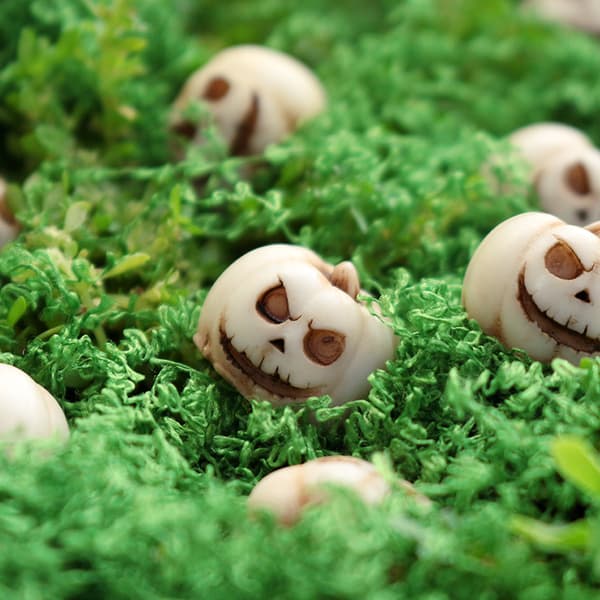 Halloween-dekorationer - små pumpor 20 stycken