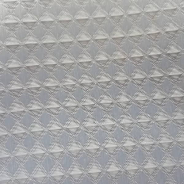 Våfflad duschdraperi (vit 180*200 cm), mögelresistent tyg