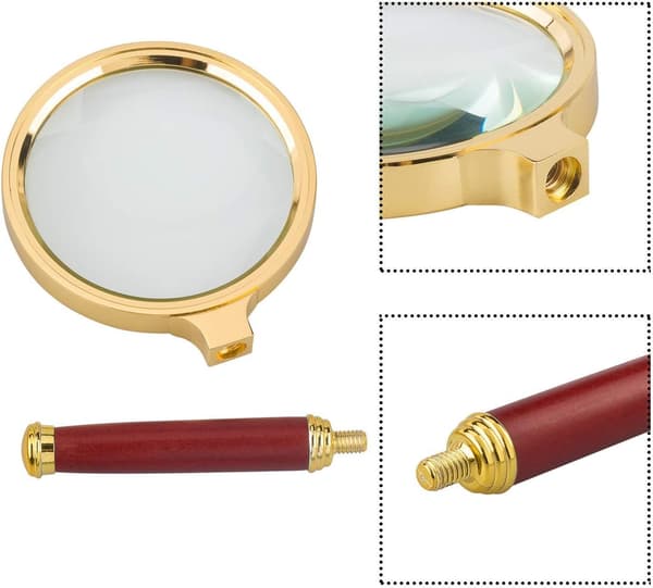 10x handhållet förstoringsglas för heminlärning, läsning och
