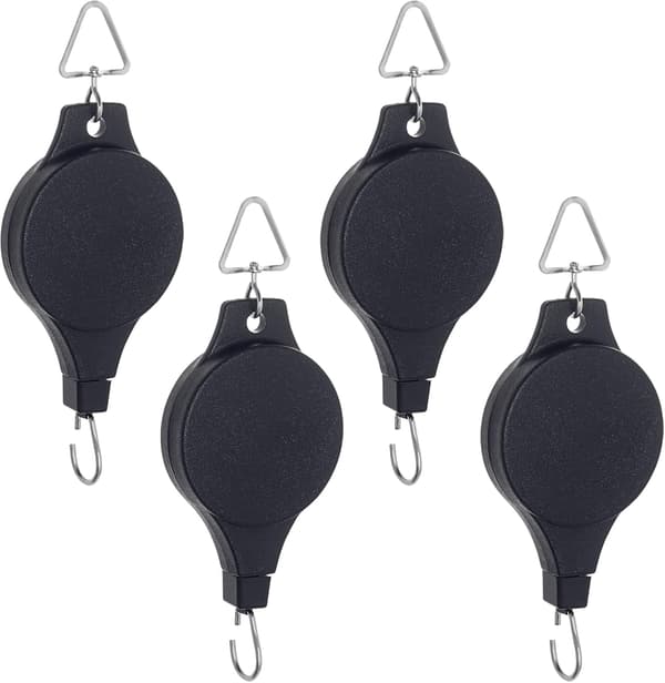4-pack växtrulle infällbar växtkrokrulle justerbar pla