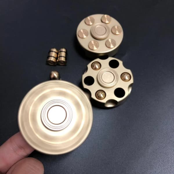 Cool Alloy Fidget Spinner, Små Fidget Cube Kæde Legetøj