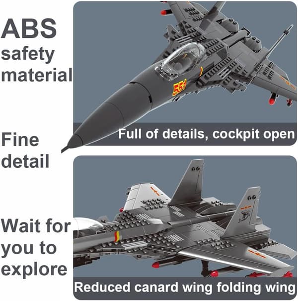 Hangarfartygsbaserat militärflygplan stridsflygplan flygvapen byggsats B