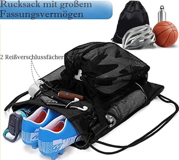 Basketbollväskor med dragsko, fotbollsväska med dragsko