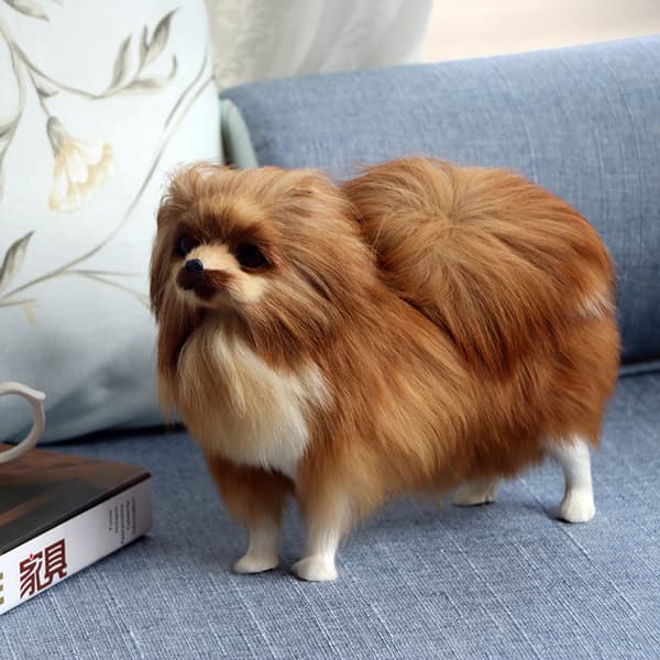 Pehmolelut, simuloidut koirat, pomeranian
