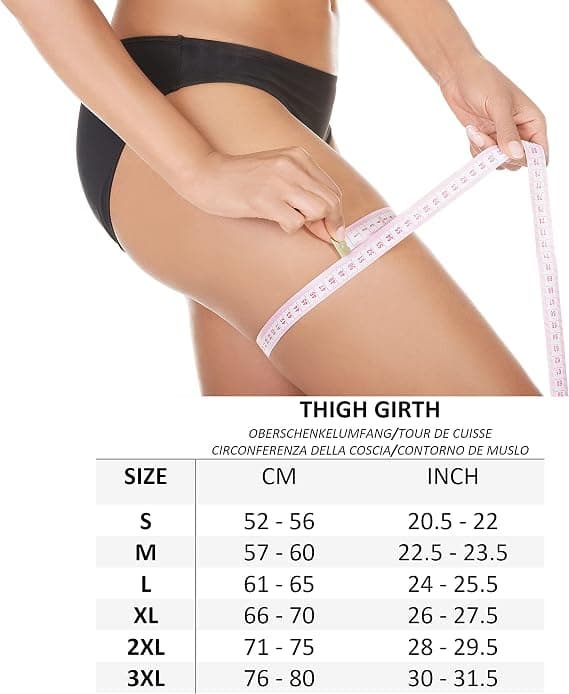 (L)Unisex Anti-chafing elastiska lårband stretchiga för att förhindra