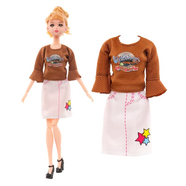 12-delars paket 30 cm dockkläder Barbie dockkläder Flicka