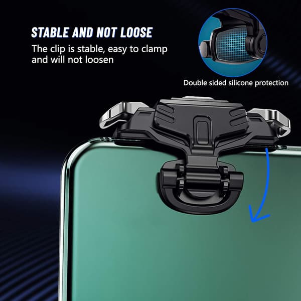 PUBG Mobile Game Controller Trigger, [2021 Uppgraderad Version] Spelkontroll Triggers Känslig Skjutning Gamepad Jo
