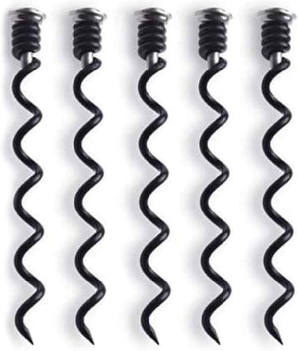 Ersättningsspiralstav för korkskruv, stål, 5-pack