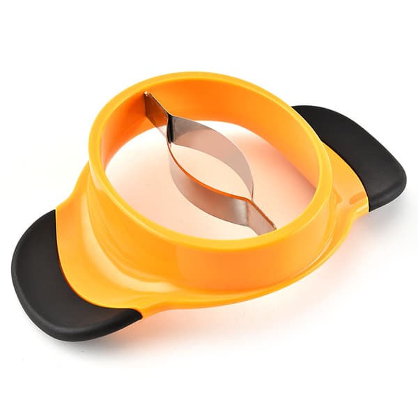 Mangoskærer - frugtskærer i rustfrit stål - Orange og sort
