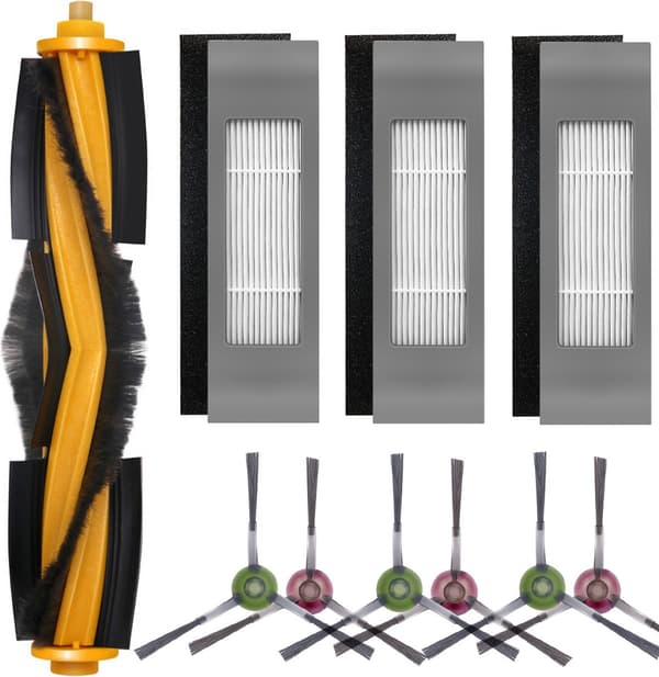 Rullebørste - hovedbørste - Egnede dele - HEPA-filter - Passer til Ecovacs Deebot Ozmo 920