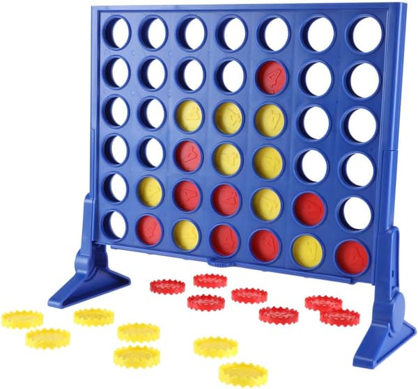 Klassisk strategispil i ét stykke, Connect Four; spil til en