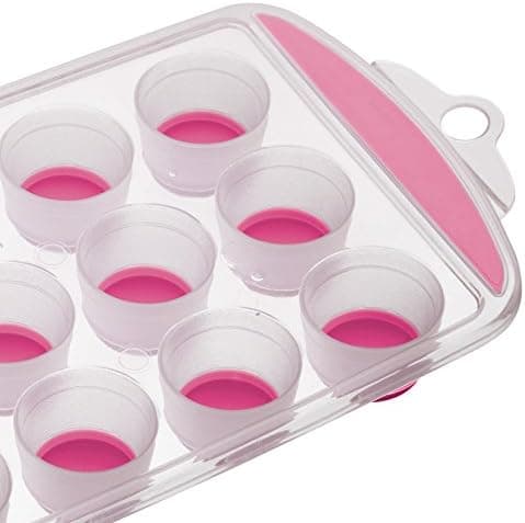 silikonisbitsbricka 21 fack isform kreativ isbox isbitsbricka köksredskap rosa/tr