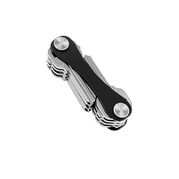 Kompakt nøgleorganisator (2-12 nøgler) (sort)
