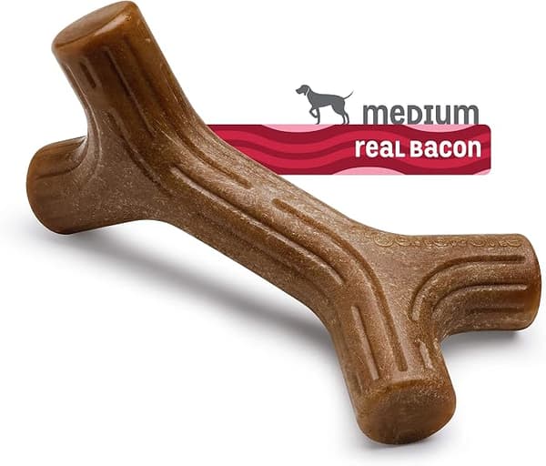 Baconpind holdbart tyggelegetøj til aggressive hunde, ægte bacon