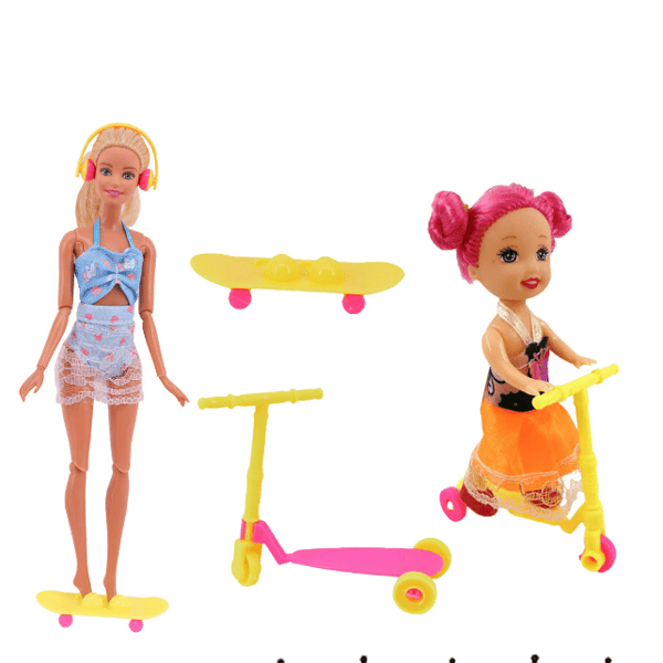 79 tilbehør til Barbie-dukker Lille legetøjssæt Prinsesse
