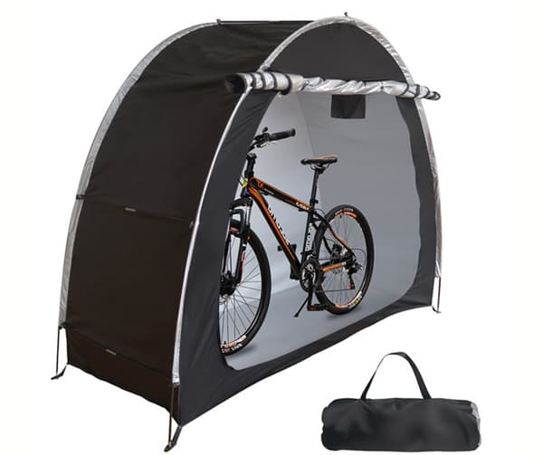 200*85*165cm Cykelopbevaringstelt, Støvtæt (Sort)