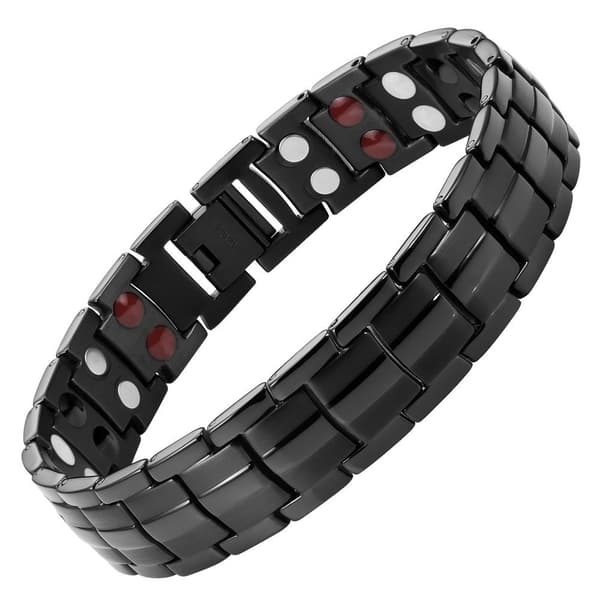 Magnetisk armbånd i titaniumstål ~ Magnetisk terapi til mænd