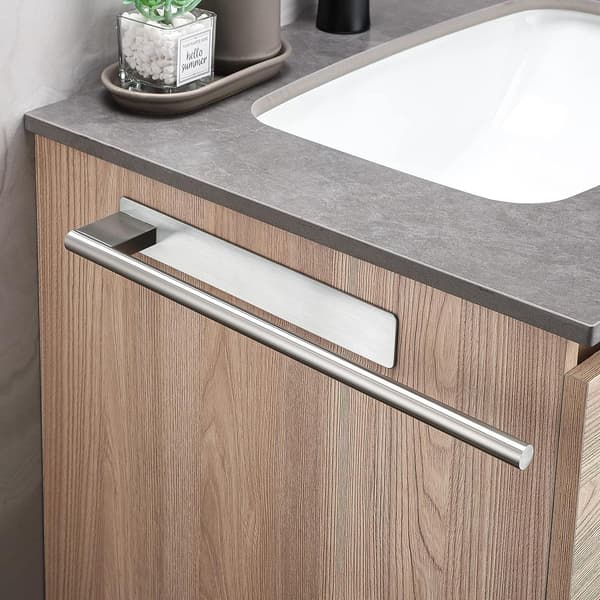 Handdukshållare i rostfritt stål 304, silver, 39 cm