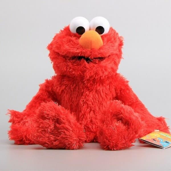 Elmo dukke plys rød bamse hånddukke legetøjsgave