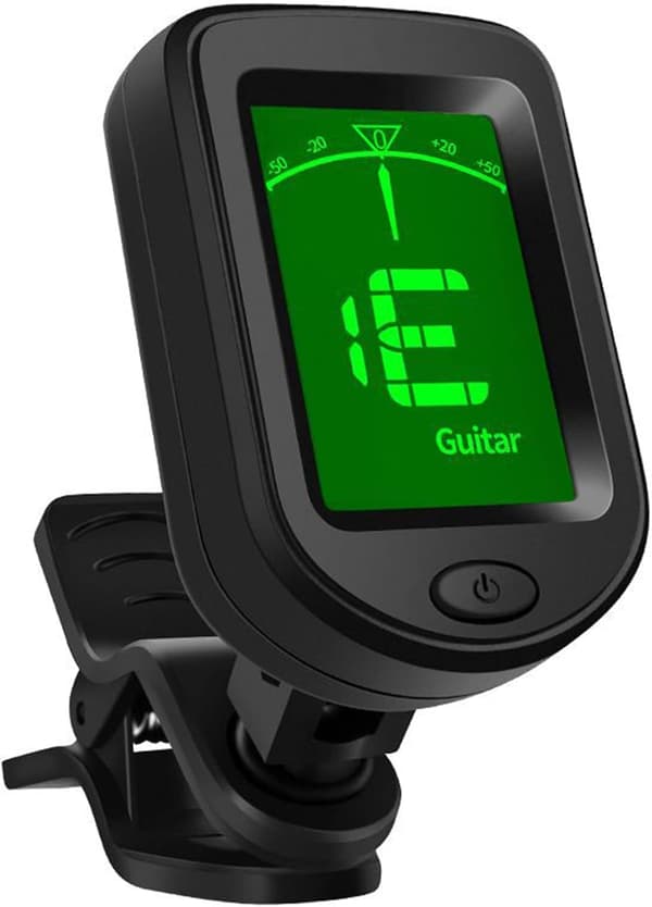 Gitarrstämmare Clip On, Digitala stämmare för gitarrtillbehör med plektrum, för akustisk gitarr, elgitarr,