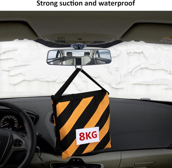 Backspegel med sugkopp - antireflex - 240 x 6
