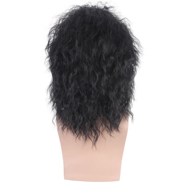 1 stk Michael Jackson COS paryk mand konge MJ sort mode flot