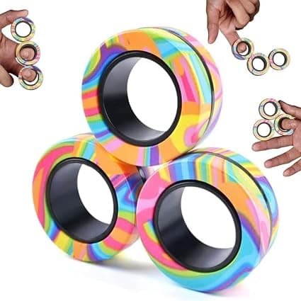 Magnetiske ringlegetøj, magneter til voksne ringlegetøj mod angst